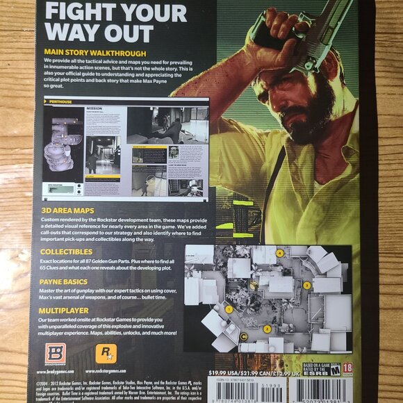 Max Payne 3 Bradygames Strategy guide - Picture 3 of 3